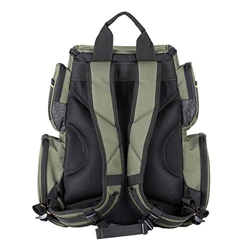 Yamyannie Tackle Box Angeln Angeltasche Multifunktionsaufbewahrungs Rucksack verstellbare Träger Angelköder Reel Bag… – Bild 6