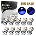 Partsam Ba9s 1-5050-SMD Instrument Panel LED Light Gauge Cluster Bulbs Repair Kits, Blue, Pack of 10