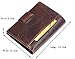 Mens Wallet Soft Genuine Leather Trifold Wallet for Men Card Holder Coin Purse gift Box 1