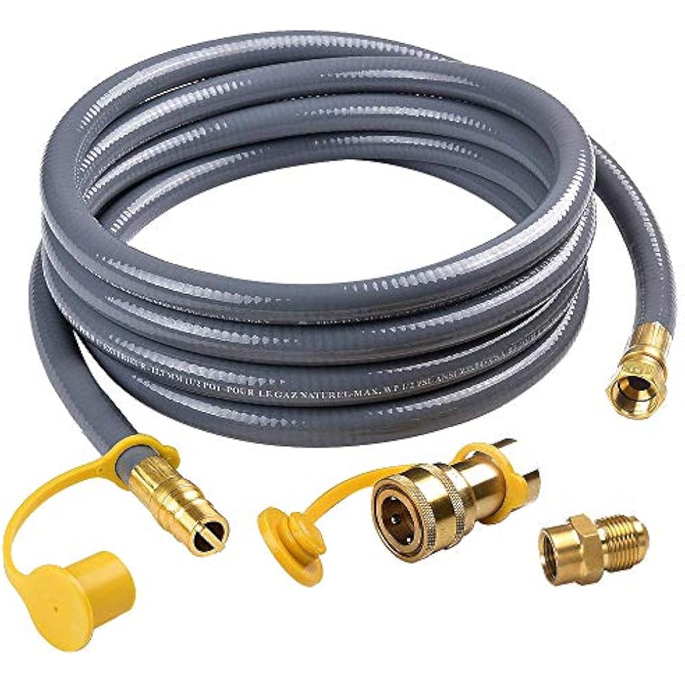12Feet 1/2inch ID Natural Gas Hose Quick Connect/Disconnect Fittings & 3/8 eBay 12Feet 1/2inch ID Natural Gas Hose Quick Connect/Disconnect Fittings & 3/8 eBay