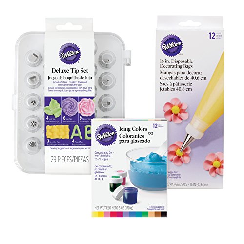 Wilton Deluxe Cake Decorating Tip Set, 52Piece Pricepulse