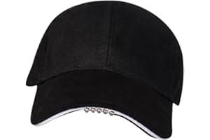 KavandirJP Baseball Cap Adjustable Cloth Hat Rechargeable LED Flashlight Headlamp Portable Lighting Comfortable Fit Suitable 