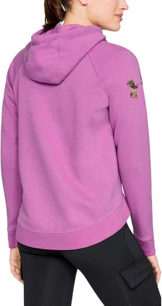 under armour women's favorite fleece camo logo hoodie