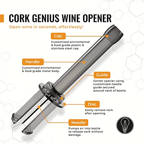 Cork-Genius-Air-Pump-Wine-Opener-Easy-Open-Wine-Bottle-Opener-with-Air-Lift-Technology-for-Effortless-Bottle-Opening-Durable-and-Indestructible-Stainless-Steel-Design-Non-Electric-Wine-Opener