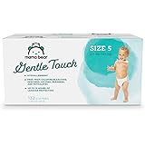 Amazon Brand - Mama Bear Gentle Touch Diapers, Hypoallergenic, Size 5, 132 Count (4 packs of 33)