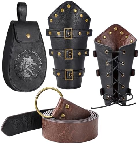 Amazon.com | Renaissance Belt Pouch Purse Viking Bracer Hook  display picture 1