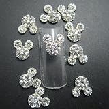 EVERMARKET(TM) 10PCS Fashion Nail Art 3d Alloy Rhinestones Nail Art DIY Decorations 1373