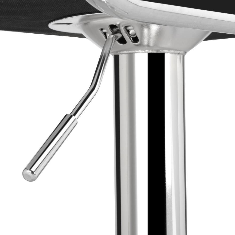 Popamazing Swivel Bar Kitchen Breakfast Bar Stools Chair for Kitchens Set of 2 with Backs and Arms (White Bar Stool)