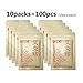 Nature Moxibustion Patch Moxa Chinese Traditional Health Care Sticker Paste Herbal Cold Compress Relief Aching Pain for Neck, Shoulder, Back, Waist, Hand, Feet, Joint, 7*10cm, Pack of 10 (100pieces)