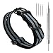 CIVO Heavy Duty G10 Zulu Military Watch Bands Premium Ballistic Nylon Watch Strap 5 White Rings with Stainless Steel Buckle 20mm 22mm 24mm … (Smoke Grey, 24mm)