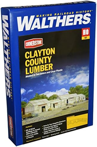Walthers Cornerstone Series Kit HO Scale Clayton County Lumber