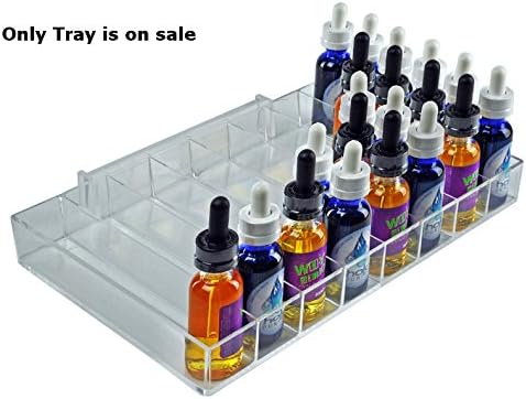 2 Pieces New Countertop Eight Compartment Nail Polish Tray 12.25"W x 8"D x1.25"H