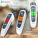 iProven Digital Thermometer for Fever - Temperature Measurements via Forehead and Ear - Pouch, Batteries, and Quick Start Guide Included - Temporal Thermometer DMT-316