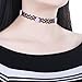 Besteel 12pcs Necklace for Women Tattoo Choker Collar Necklace Stretch Elastic Set Teen 80s 90s