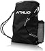 Legendary Drawstring Gym Bag - XL Capacity | Fits All Sports Gear | Waterproof Heavy-Duty Sackpack/Backpack (Black)