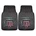 FANMATS 8767 Texas A&M Aggies 2-Piece Heavy Duty Vinyl Car Mat Set, Front Row Floor Mats, All Weather Protection, Universal Fit, Deep Resevoir Design