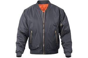 MAGNIVIT Men's Bomber Jacket Casual Fall Winter Military Jacket and Coats Outwear