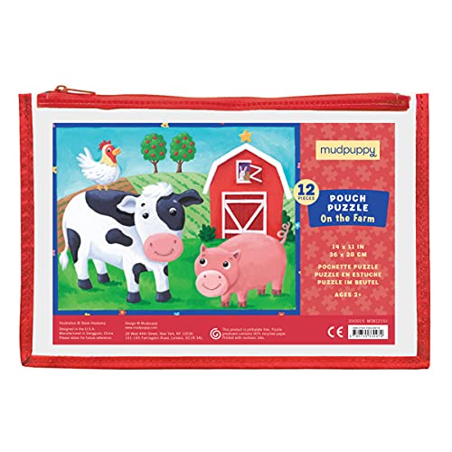 Mudpuppy Under the Sea Pouch Puzzle, 12 Extra Thick