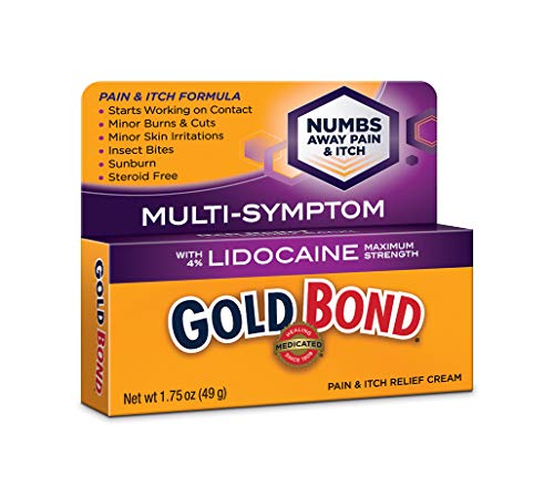 Gold Bond Pain & Itch Relief Cream with Lidocaine, 1.75 Ounces - //coolthings.us