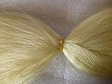 Blond Straight Combed Doll Hair. Wig Making Hair Pieces
