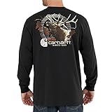 Carhartt Men's 102268 Workwear Graphic Fall Hunting Long Sleeve T-Shirt