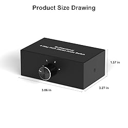 4-Way Stereo Audio Switcher, Bi-Directional Right