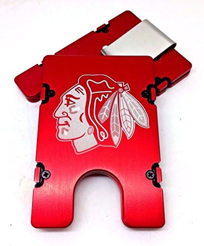 BLACKHAWK, BILLET ALUMINUM WALLET/CREDIT CARD HOLDER, RFID BLOCKING, RED