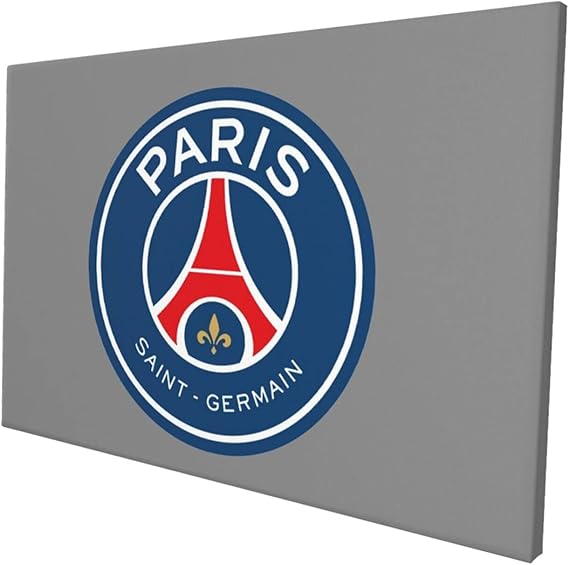 Amazon パリ サンジェルマン フットボールクラブ1 アートオーナメント 人気装飾画 クリエイティブギフト 背景の壁の装飾 強い弾力性 帆布の絵 ひび割れのない高精細印刷 クリアな質感 吊るしやすく メンテナンスも簡単 無毒で無味 防水防湿 環境を守ること壁掛け