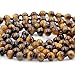 OVALBUY Buddhist Mala Hand Knotted 108 6mm Tiger Eye Beads for Meditation and Prayer