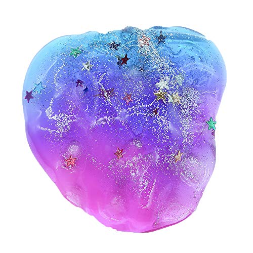 Ulanda 60ML Fairy Fluffy Slime Beautiful Color Mixing Cloud Slime Putty Stress Relief Toy Scented Sludge Toy for Kids and Adults