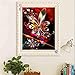 DIY 5D Diamond Painting, Staron Full Drill DIY Diamond Embroidery Rhinestone Painting Cross Stitch Kit Wall Art Decor 5D Diamond Painting by Number Kits Home Decor, Mandala (Colorful Flowers)