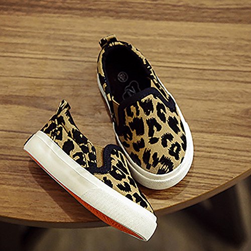 image for UBELLA Toddler Kids Canvas Sneakers Boy's Girl's Casual Slip-on Shoes 