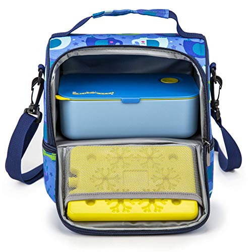 Blue Ele BE05 Insulated Lunch Bags for Kids, bento Bags for School Toddlers, Water-Resistant Cooler  - //coolthings.us
