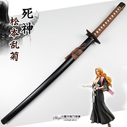 BLEACH Matsumoto Rangiku weapon sword with sheath Cosplay Prop