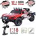 Remote Control Car, RC Cars for Kids and Adults, 4WD 2.4GHz 1:18 Scale High Speed Racing RC Car with 2 Rechargeable Batteries, Off Road RC Trucks Christmas Toy Cars