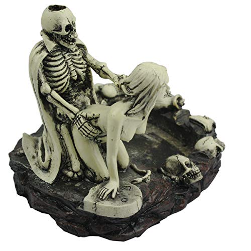 Tvoip Creative Skull Ashtray Ashtray Girl Skull and Fun Taste The Living Room Decoration