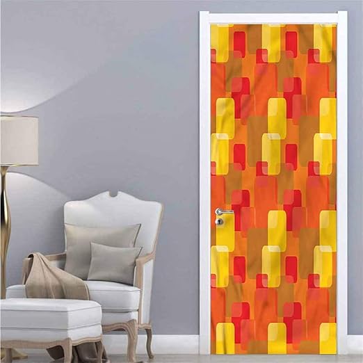 Amazon Com Retro 3d Wallpaper Diy Art Colorful Squares Artsy For