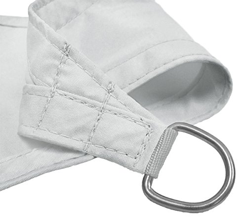 Kookaburra Wasserfest Sonnensegel Polarweiß Wasserabweisend Imprägniert Wetterschutz 98% UV Schutz für Garten Terrasse… – Bild 3