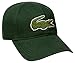 Lacoste Men's Men's Big Croc Gabardine Cap, Sherwood, One Size