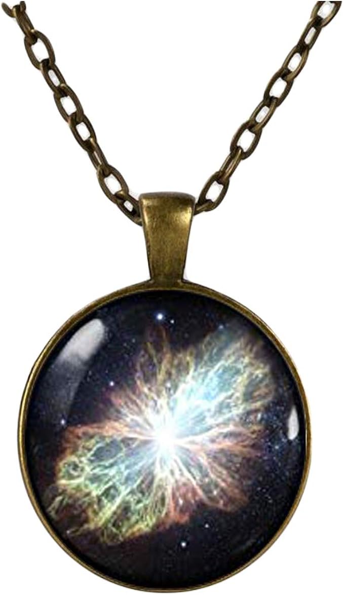 Nebula jewelry Galaxy necklace Space necklace Universe pendant Cosmos
