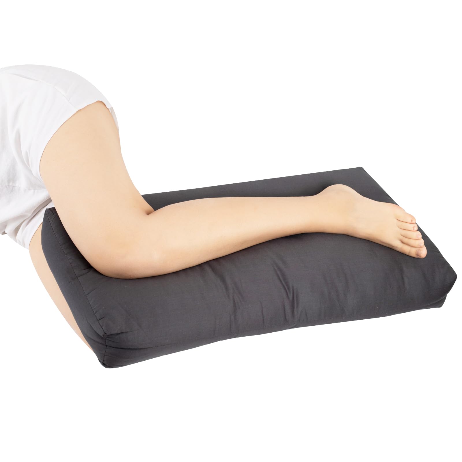Photo 1 of MINUPWELL Knee Pillow for Side Sleepers, 6" Leg Pillow for Side Sleeping, 100% Cotton Fabric Pillow for Between Knees While Sleeping - High Support Alternative for Relieving Leg, Back, and Knee Pain
