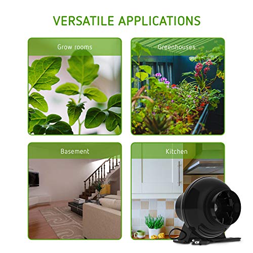 4 VIVOSUN+Inch+Inline+Ventilation+Blower