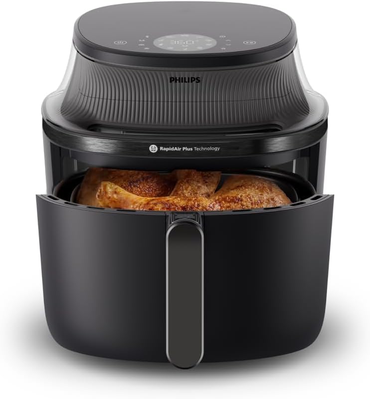 3000 Airfryer - Freidora de Aire 6,2L, 16 en 1, Táctil, Negro