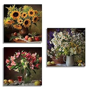 SIGNFORD 3 Piece Canvas Wall Art for Living...