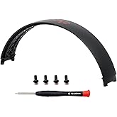 Studio 3 Headband - Replacement Parts Specifically Designed for Beats Studio 3 / A1914 Studio 2 Wired/Wireless Headphones (Black Red)