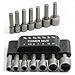 14 PCS Quick-Change Power Nut Driver Bit Set,Electronic 3/16