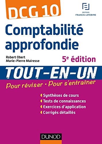 Télécharger DCG 10 ; comptabilité approfondie ; tout l'entraînement (5e édition)