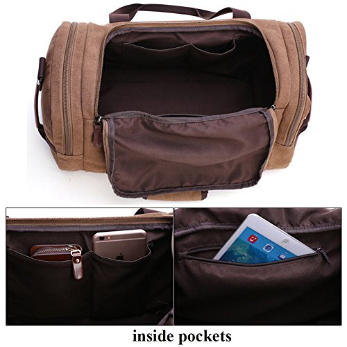 Shoulder Strap Duffle Bag Canvas