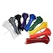1200 Pieces Zip Ties, Multi-Purpose Assorted Colored Self-Locking Nylon Cable Zip Ties in 12 Different Colour for Home Office Garden Garage and Workshop,4 inch