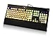 HUO JI Double Shot Keycap Set -104 Translucent Backlit Key Cap, Golden Metal Color for All Mechanical Keyboards with Key Puller